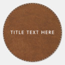 Search for brown leather stickers Classy