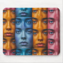 Search for female face mousepads Faces