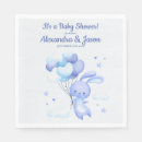 Search for bunny baby shower napkins Blue