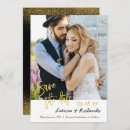 Search for black and gold wedding save the dates Classic