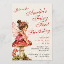 Search for mushroom birthday invitations Vintage