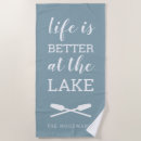 Search for lake life beach towels Cabin