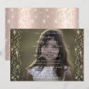 Search for faux rose gold confetti invitations Sparkly