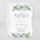 Search for spanish baby boy shower invitations For her