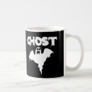 Search for black and white ghost mugs Scary