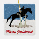 Search for jumping horse christmas tree decorations Horses