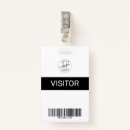 Search for visitor id badges Black
