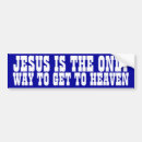Search for only bumper stickers Jesus christ