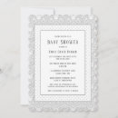 Search for grey baby girl shower invitations Elegant