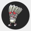 Search for badminton design stickers Sporty