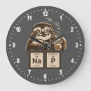 Search for cute sloth clocks Lazy