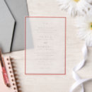 Search for coral invitations Elegant