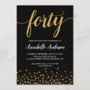 Search for 40th birthday invitations Script