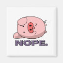 Search for funny pigs magnets Cute