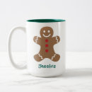 Search for cute gingerbread man mugs Cookie