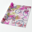 Search for bicycle wrapping paper Pink
