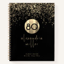 Search for 80 notebooks Eightieth birthday party