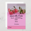 Search for save the date 40th birthday invitations Pink