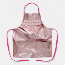 Search for metallic aprons Monogrammed