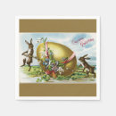 Search for vintage easter bunny napkins Bunnies