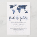 Search for blue modern map invitations Elegant