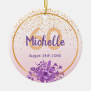 Search for violet flower christmas tree decorations Flowers