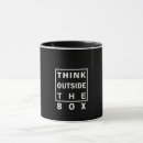 Search for thinking outside the box mugs Smart