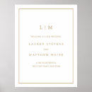 Search for initials wedding posters For her