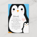 Search for cartoon penguin invitations Winter