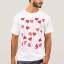 Search for red heart pattern tshirts Valentine