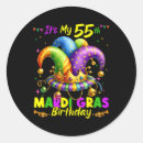 Search for 55th birthday party stickers Green
