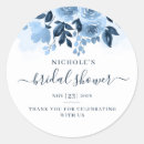 Search for navy blue bridal shower stickers Watercolor