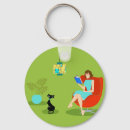Search for book rounded key rings For her