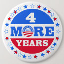 Search for four more years badges Obama