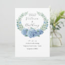 Search for blue hydrangea invitations Elegant