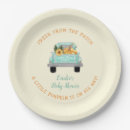 Search for fall baby shower plates Gender neutral