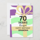 Search for grandmas 70th birthday cards Grandpa