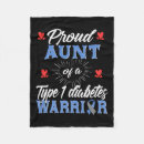 Search for aunt blankets T1d diabetes animals
