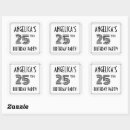 Search for celebrating 25 years stickers Elegant
