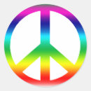 Search for rainbow peace sign stickers Anti war