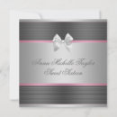 Search for pink and silver birthday invitations Party