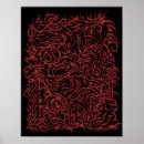 Search for tiger symbol posters Red