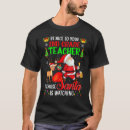 Search for 2nd grade teacher tshirts Santa