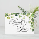 Search for st patricks day thank you cards Green