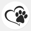 Search for pawprint heart stickers Pet
