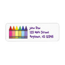 Search for teacher return address labels Crayon