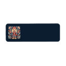 Search for nutcracker return address labels Colourful