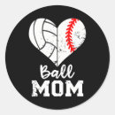 Search for baseball heart stickers Mum
