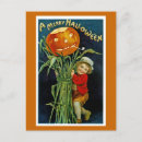 Search for a merry halloween postcards Jack o lantern