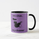 Search for funny drummer mugs Humour